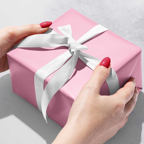 Matte Pastel Pink Gift Wrap by Present Paper - Vysn