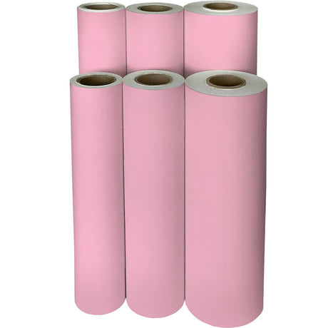 Matte Pastel Pink Gift Wrap by Present Paper - Vysn