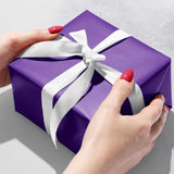 Matte Purple Gift Wrap by Present Paper - Vysn