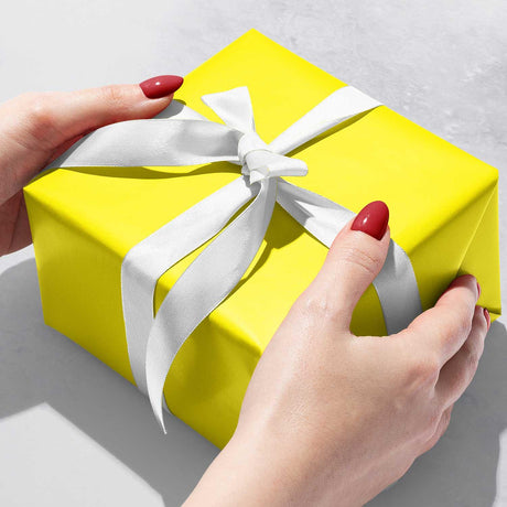 Matte Yellow Gift Wrap by Present Paper - Vysn