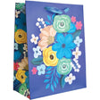 Medium Floral Gift Bags, Gypsy Floral Blue by Present Paper - Vysn