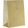 Medium Gift Bags, Gold Glitter by Present Paper - Vysn