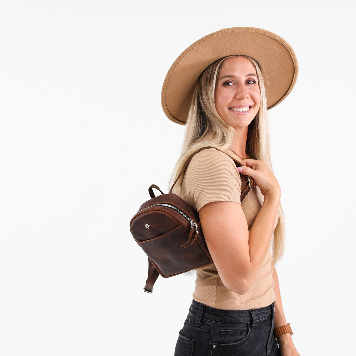 Mini Leather Backpack by Lifetime Leather Co - Vysn