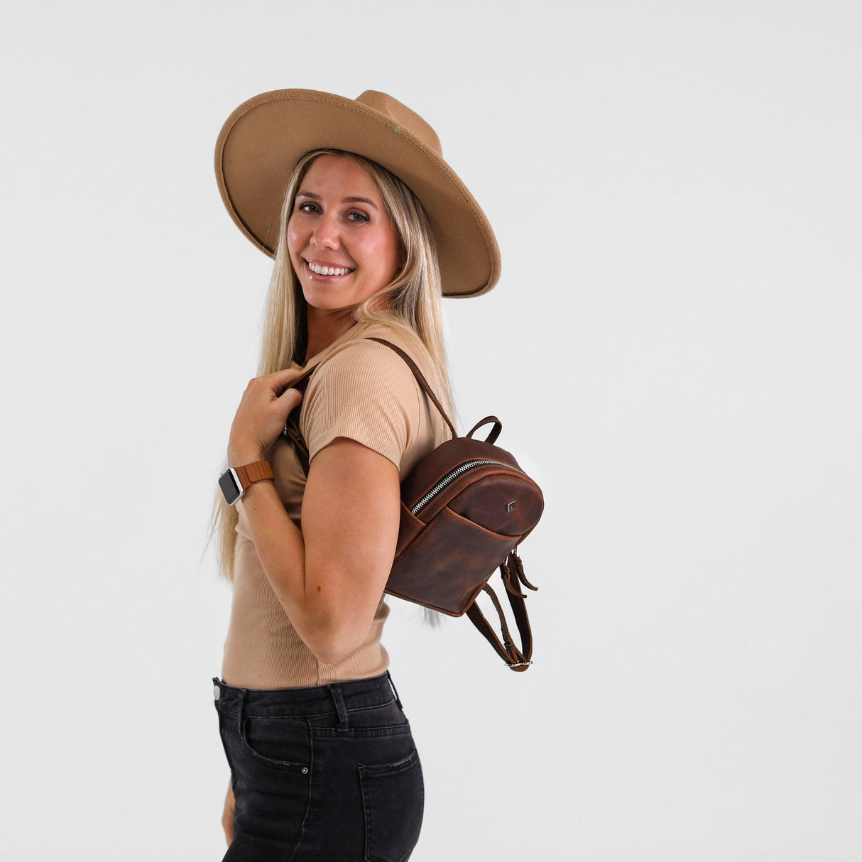 Mini Leather Backpack by Lifetime Leather Co - Vysn