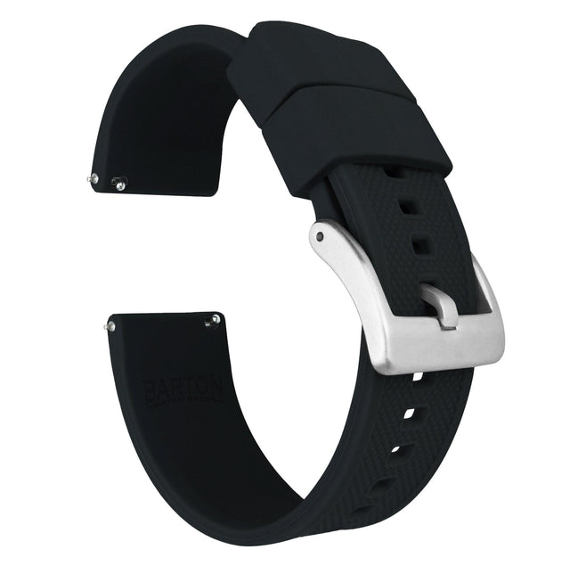 Mobvoi TicWatch | Elite Silicone | Black by Barton Watch Bands - Vysn