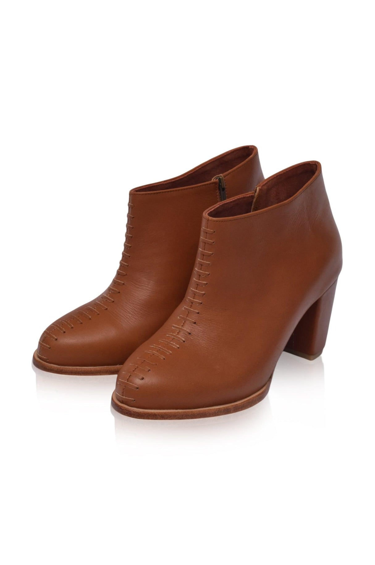 Monte Carlo Leather Booties by ELF - Vysn