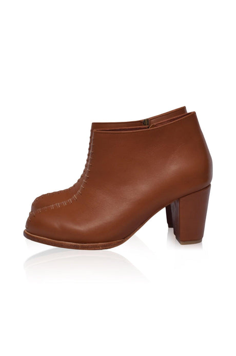 Monte Carlo Leather Booties by ELF - Vysn