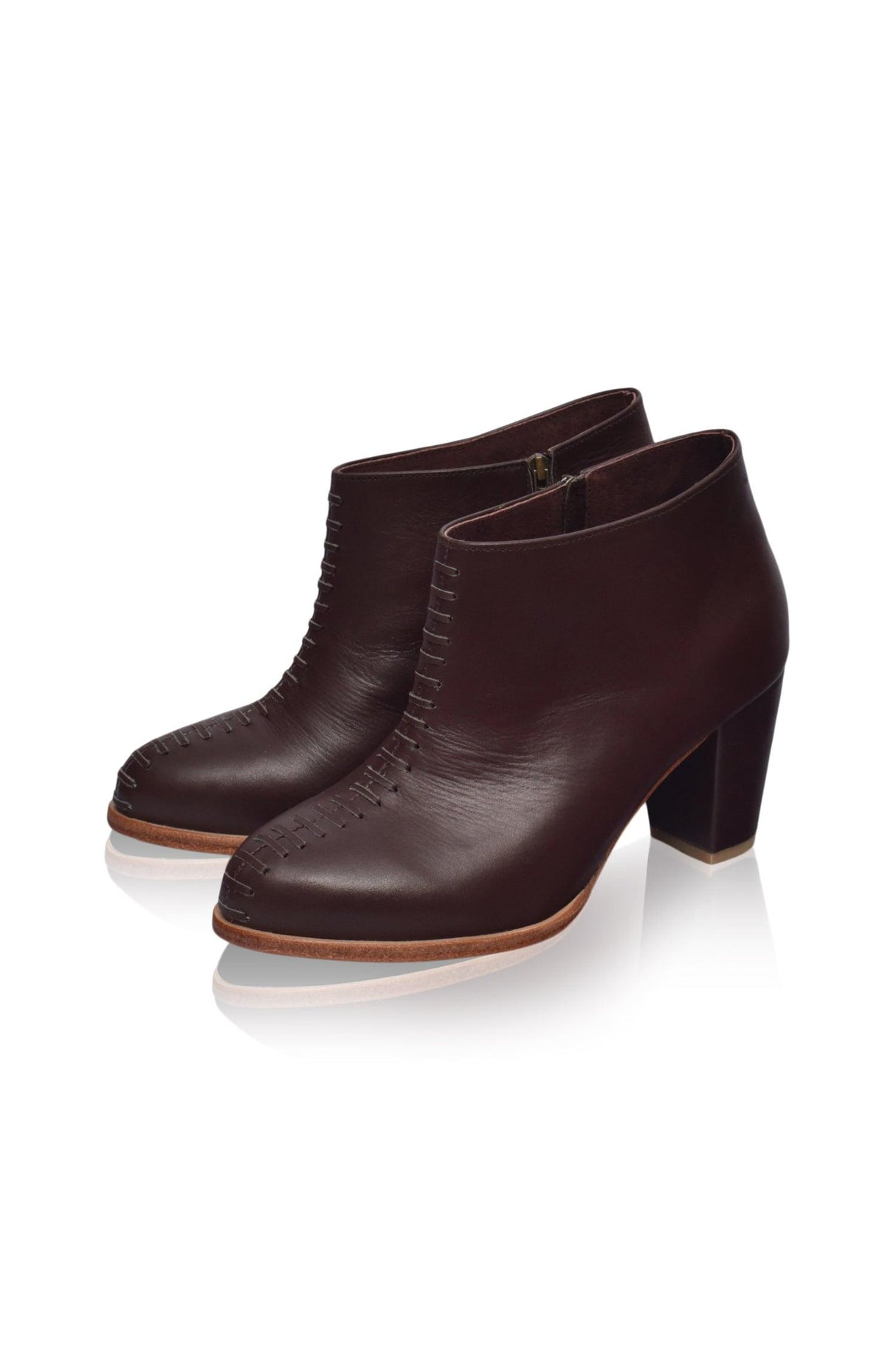 Monte Carlo Leather Booties by ELF - Vysn