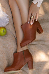 Monte Carlo Leather Booties by ELF - Vysn