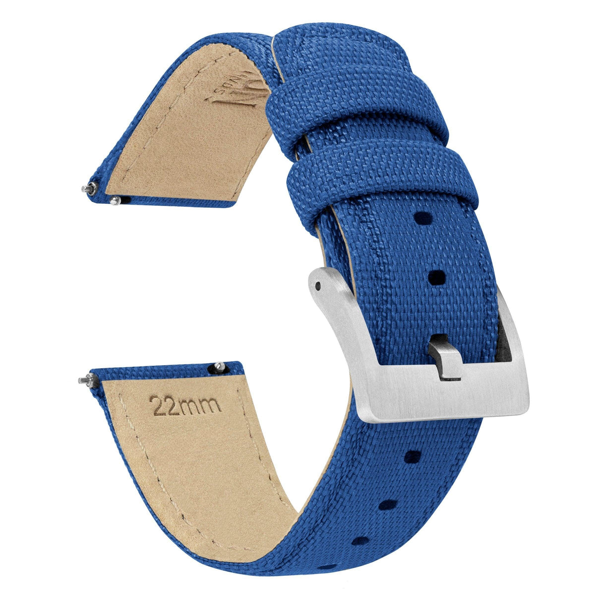 Moto 360 Gen2 | Sailcloth Quick Release | Royal Blue by Barton Watch Bands - Vysn