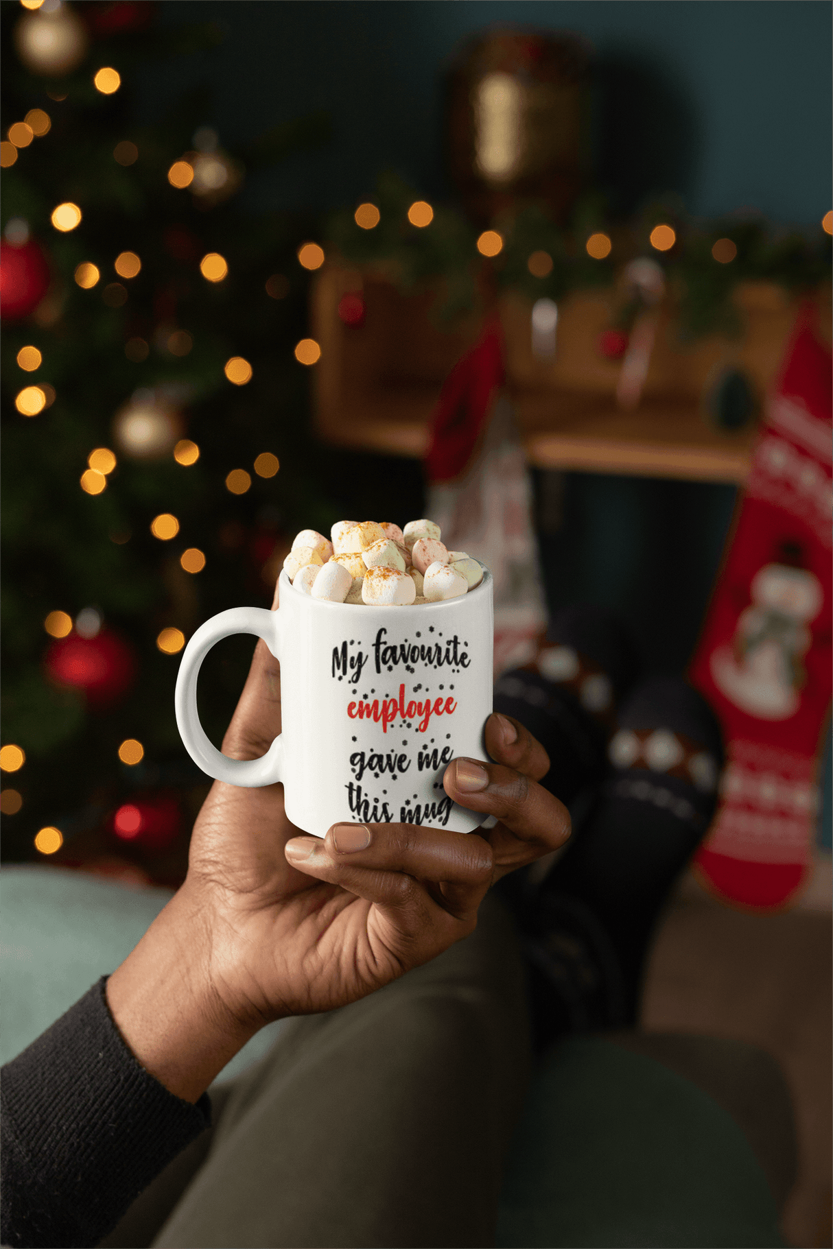 My Favourite Employee Gave Me This Mug Christmas Ceramic Mug by WinsterCreations™ Official Store - Vysn