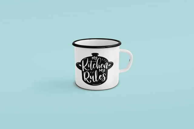 My Kitchen My Rules Kitchen Mug by WinsterCreations™ Official Store - Vysn