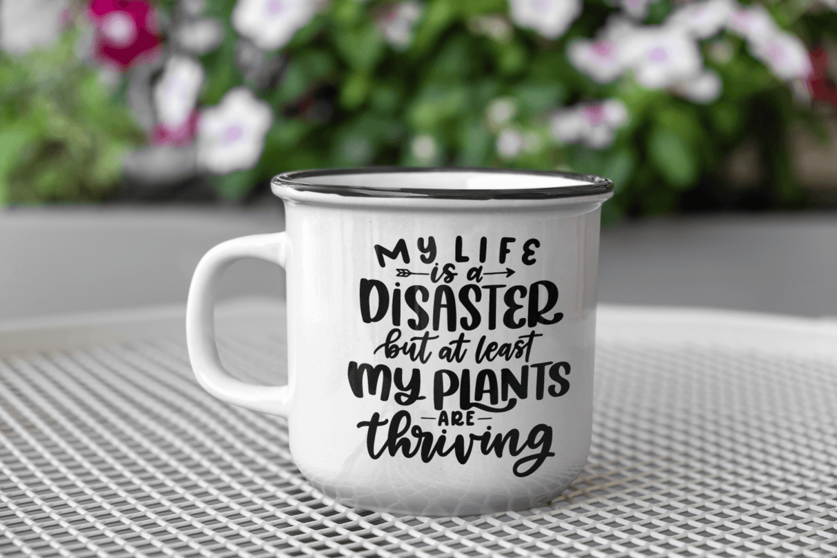 My Life Is A Disaster Plant Mom Mug by WinsterCreations™ Official Store - Vysn