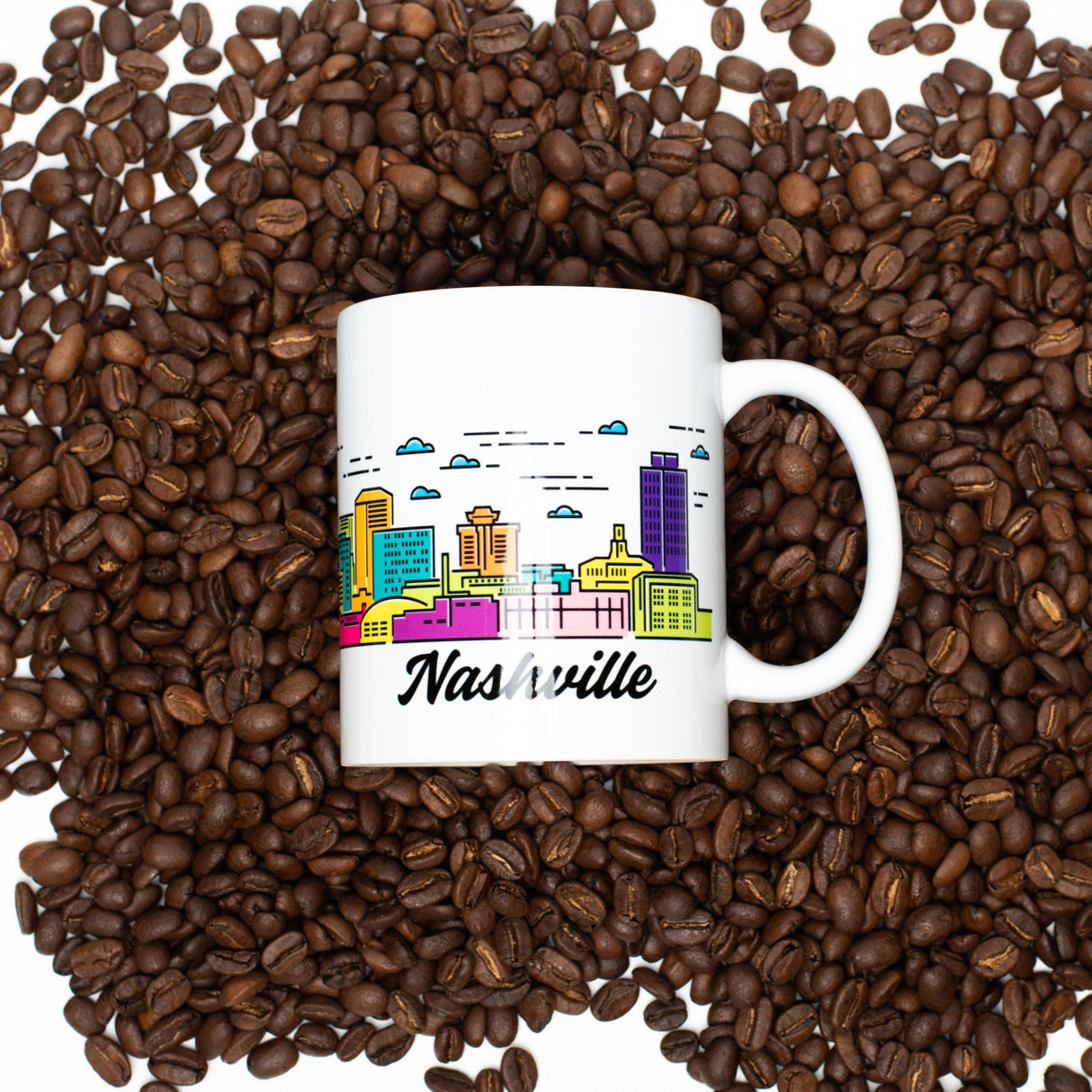 Nashville Skyline Mug by Music City Creative - Vysn