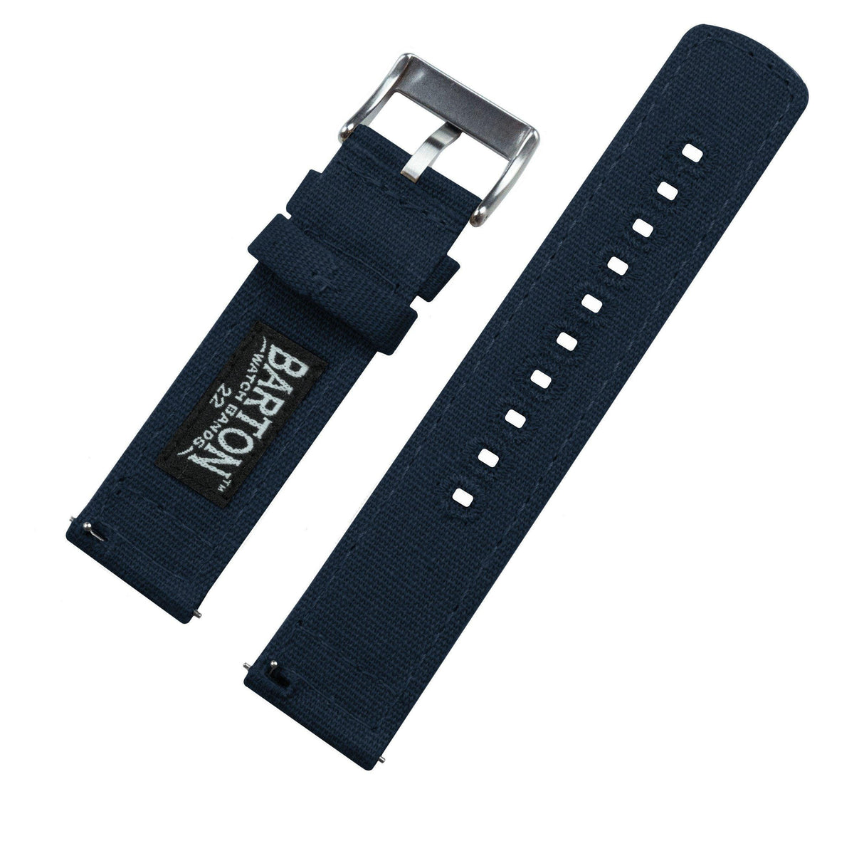 Navy Blue | Crafted Canvas by Barton Watch Bands - Vysn