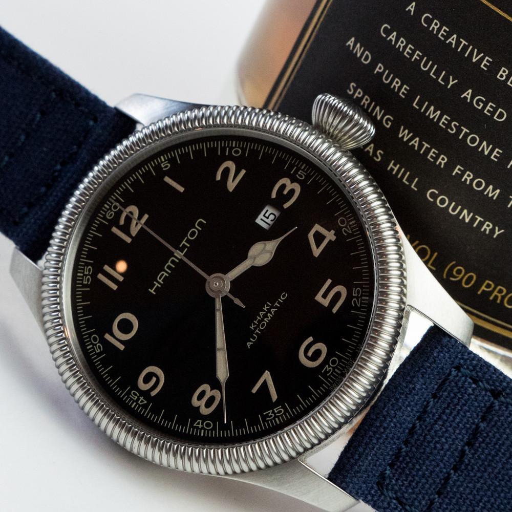 Navy Blue | Crafted Canvas by Barton Watch Bands - Vysn