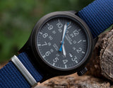 Navy Blue | Elite Nylon NATO® Style by Barton Watch Bands - Vysn