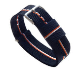 Navy, Pumpkin & Ivory | Nylon NATO® Style by Barton Watch Bands - Vysn