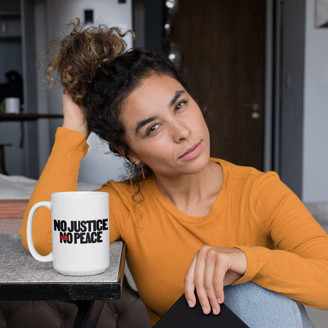 No Justice, No Peace | Mug by The Happy Givers - Vysn