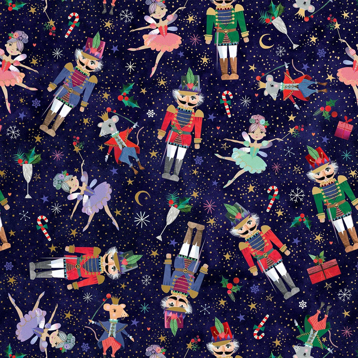 Nutcracker Ballet Christmas Gift Wrap by Present Paper - Vysn