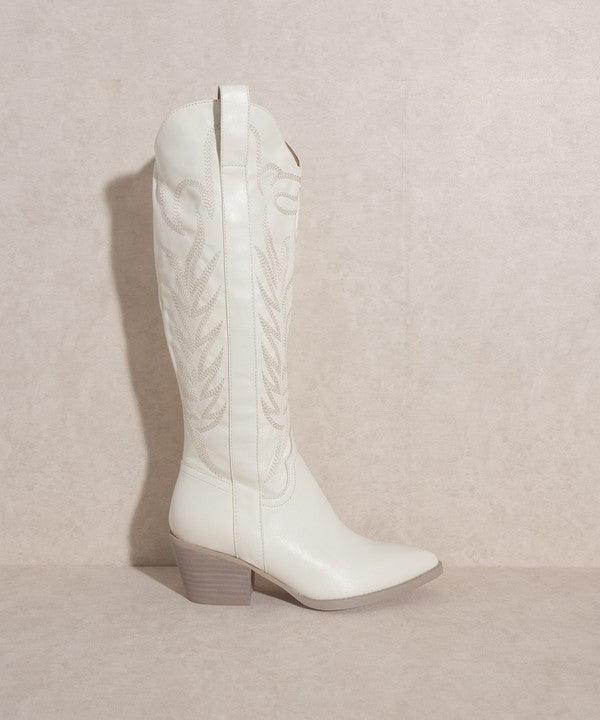 OASIS SOCIETY Samara - Embroidered Tall Boot by Blak Wardrob - Vysn