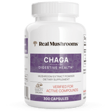 Organic Chaga Extract Capsules by Real Mushrooms - Vysn