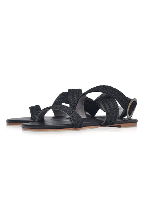 Orra Greek Leather Sandals by ELF - Vysn