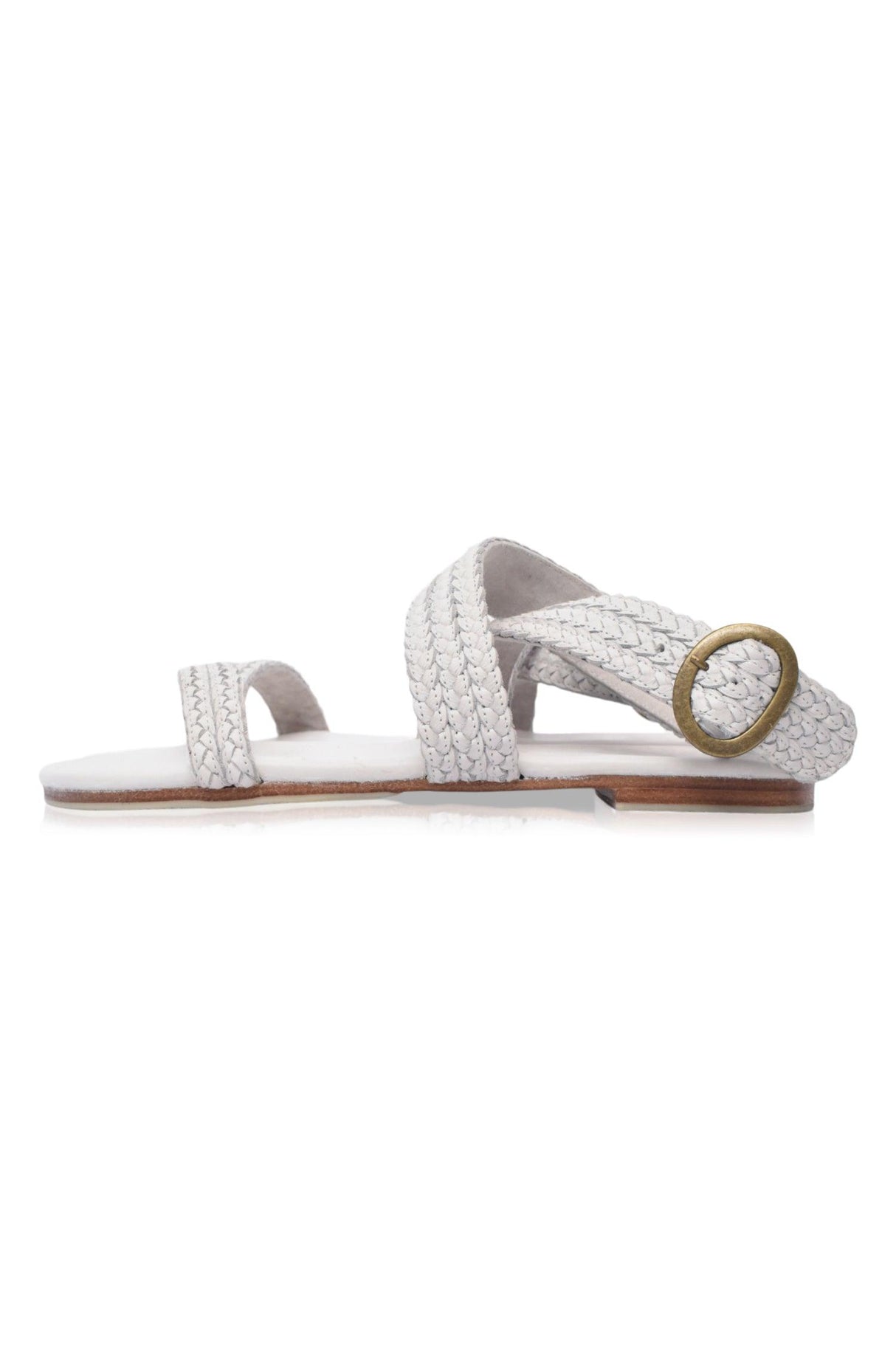 Orra Greek Leather Sandals by ELF - Vysn