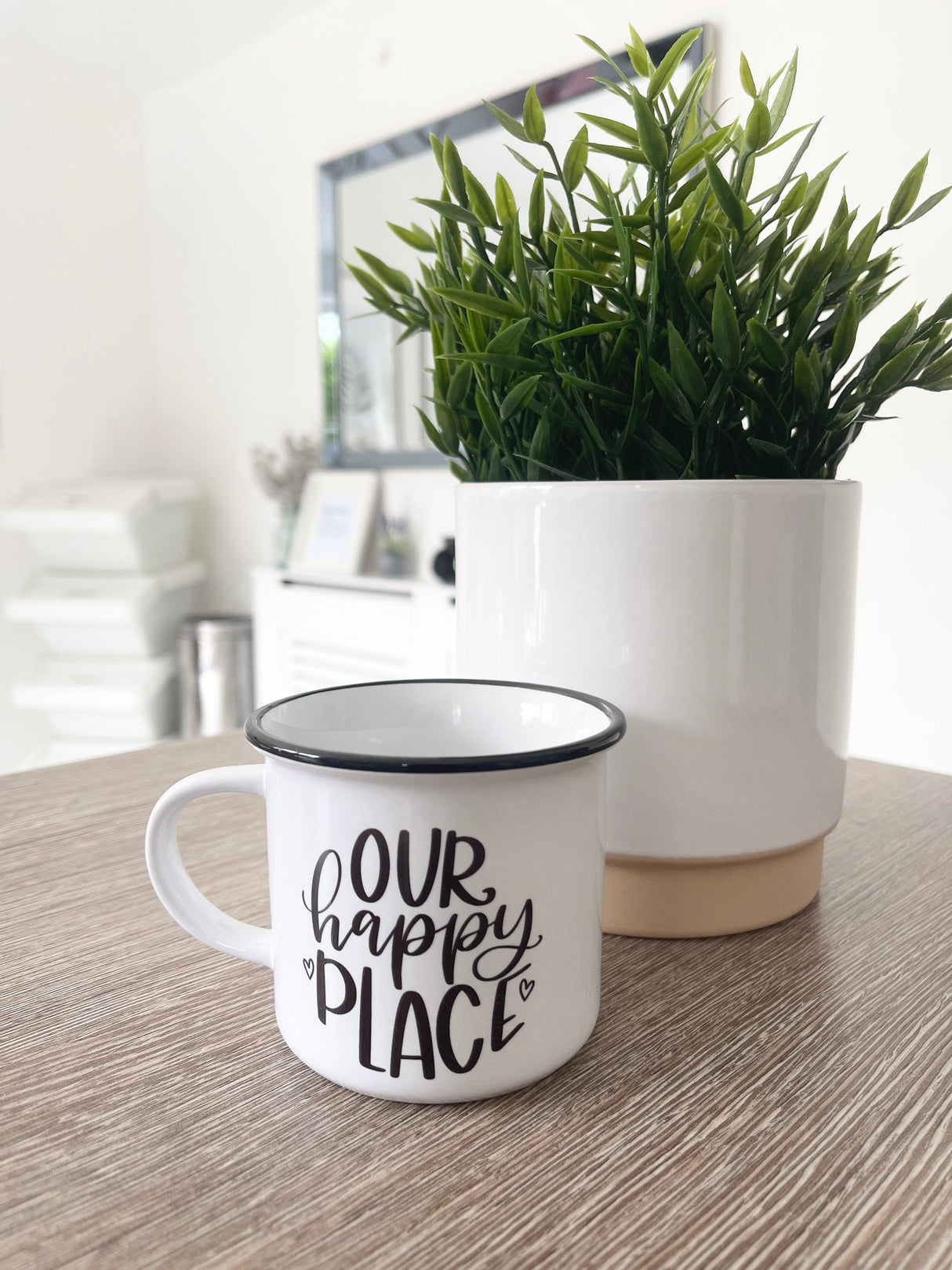 Our Happy Place Family Mug by WinsterCreations™ Official Store - Vysn