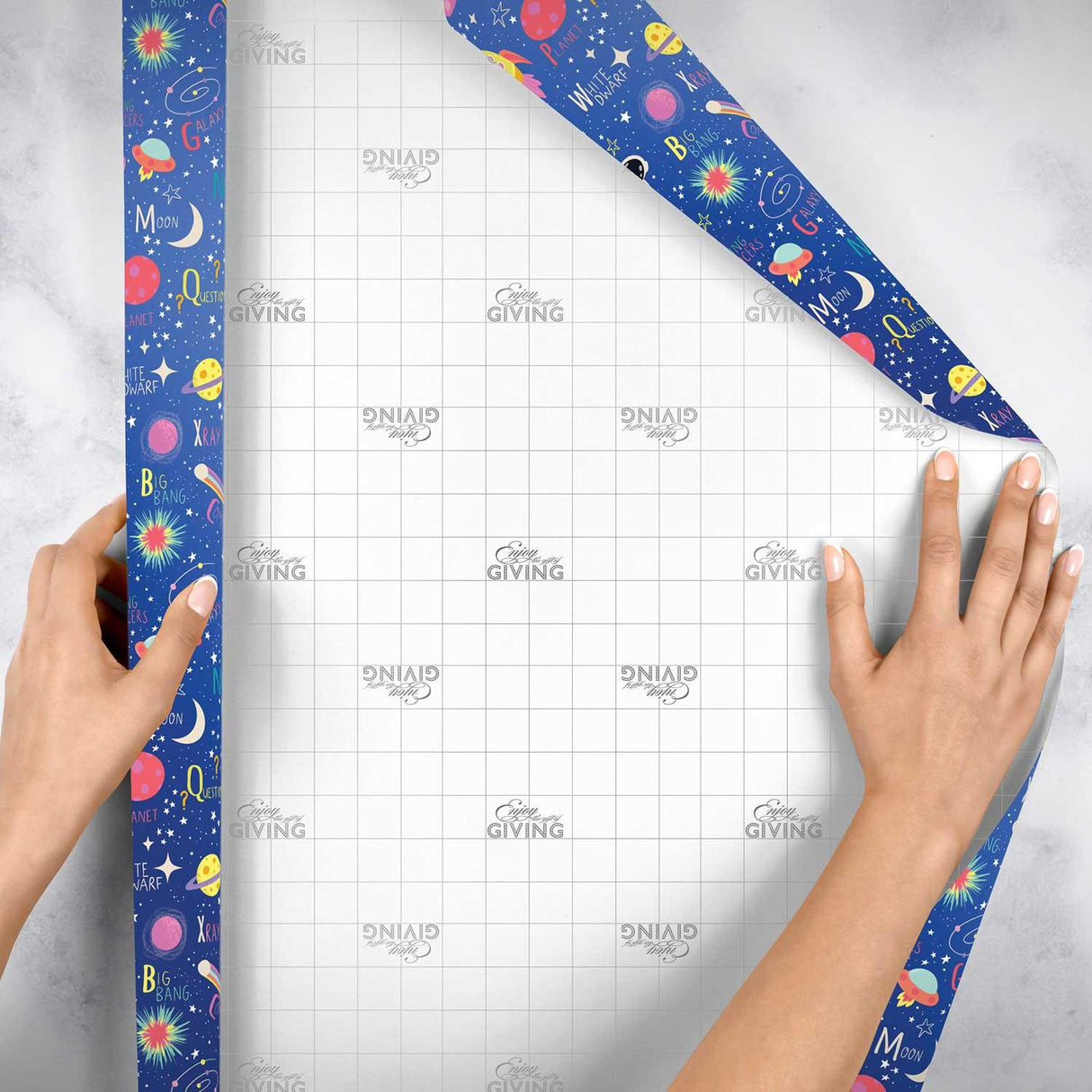 Outer Space Kids Gift Wrap by Present Paper - Vysn