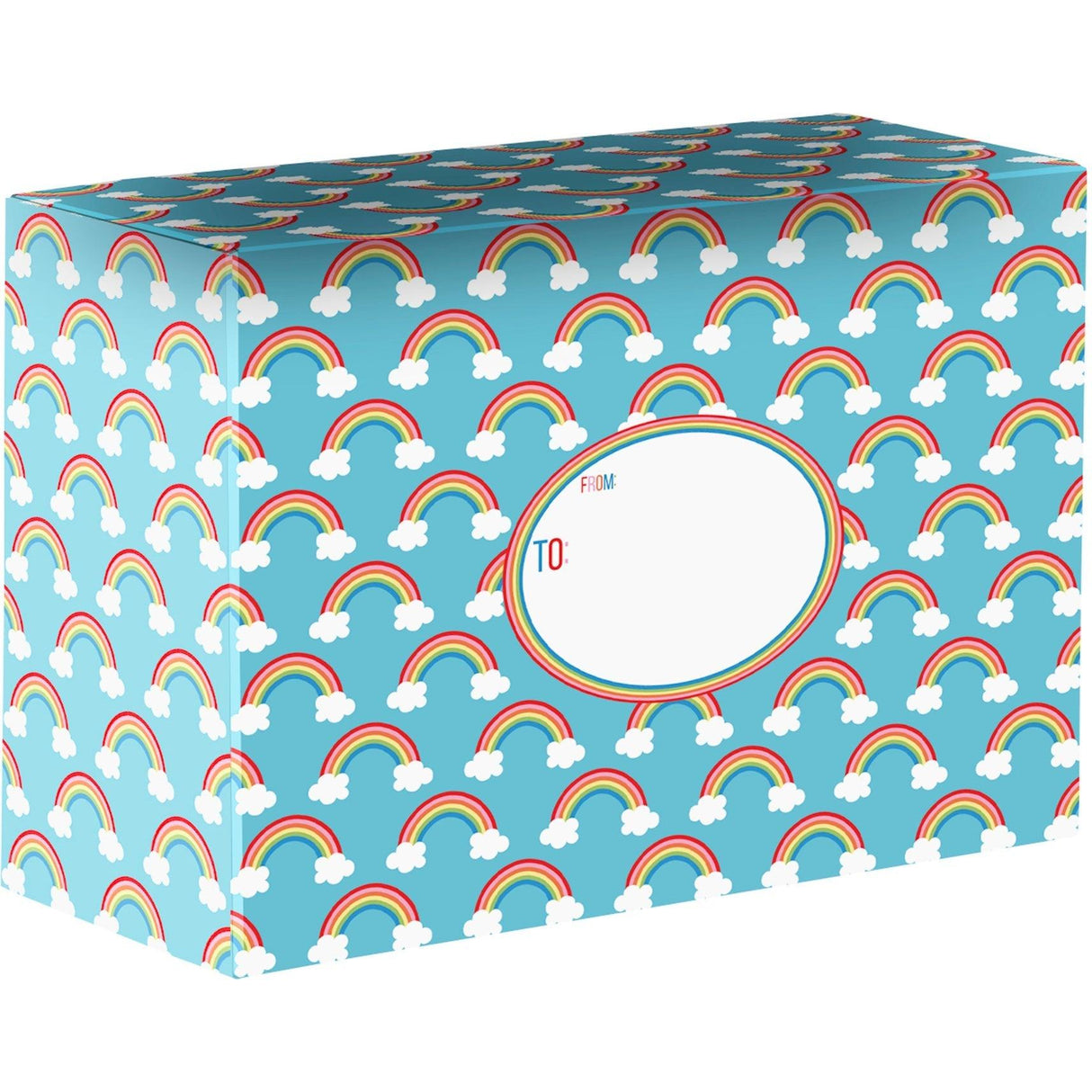 Over the Rainbow Medium Kids Printed Gift Mailing Boxes by Present Paper - Vysn