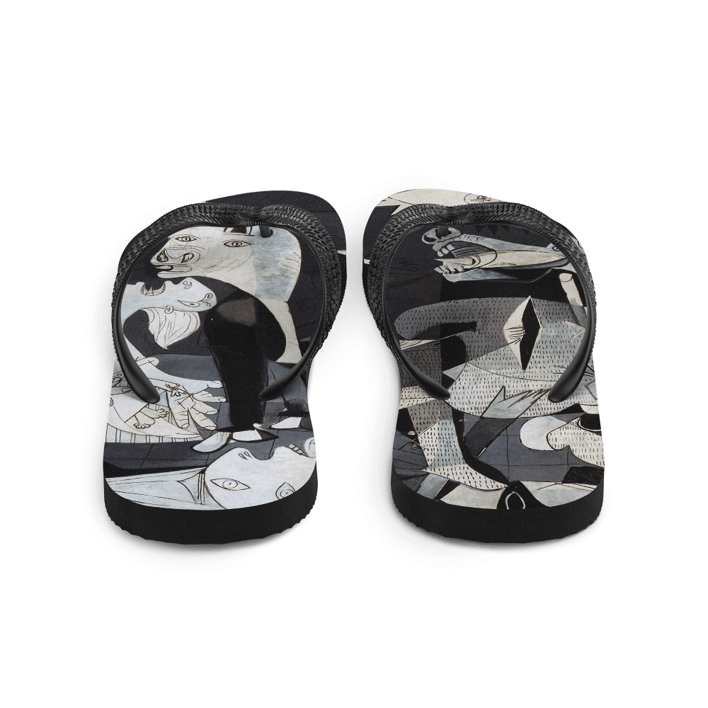 Pablo Picasso Guernica 1937 Artwork Flip-Flops by Art-O-Rama Shop - Vysn