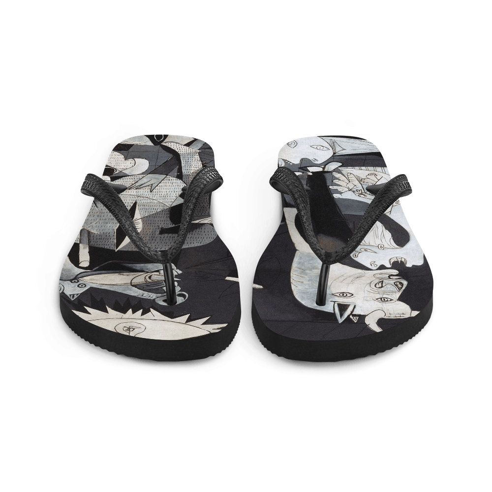 Pablo Picasso Guernica 1937 Artwork Flip-Flops by Art-O-Rama Shop - Vysn