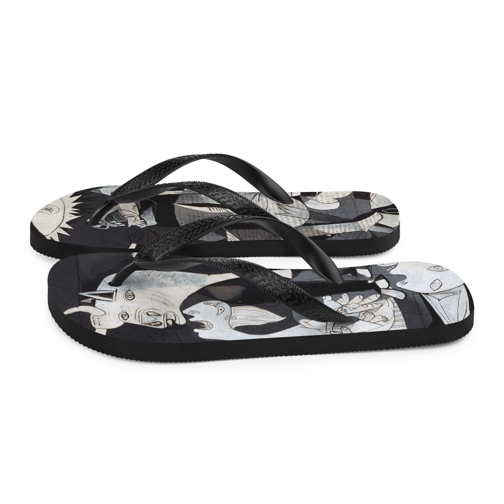 Pablo Picasso Guernica 1937 Artwork Flip-Flops by Art-O-Rama Shop - Vysn