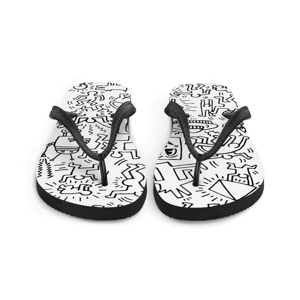 Panel Pattern, Street Art Flip-Flops by Art-O-Rama Shop - Vysn