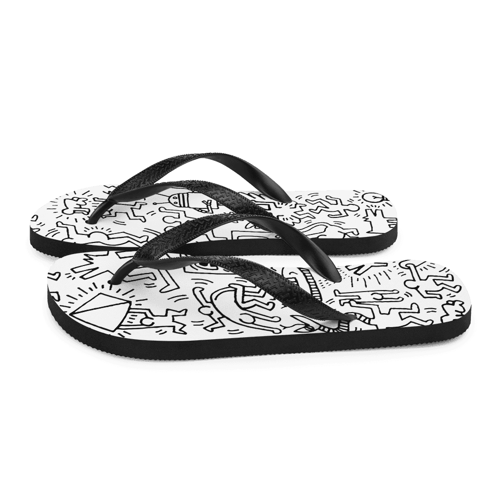 Panel Pattern, Street Art Flip-Flops by Art-O-Rama Shop - Vysn