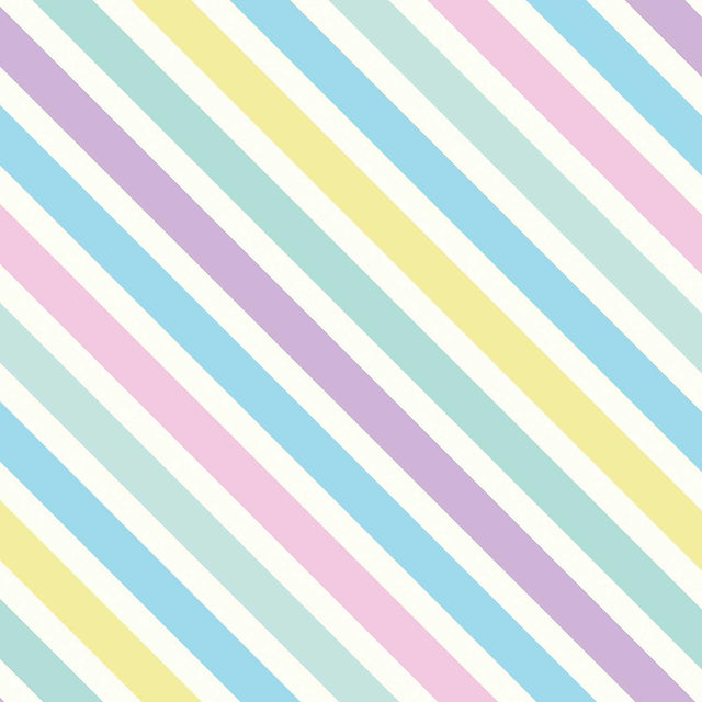 Pastel Stripe Baby Gift Wrap by Present Paper - Vysn