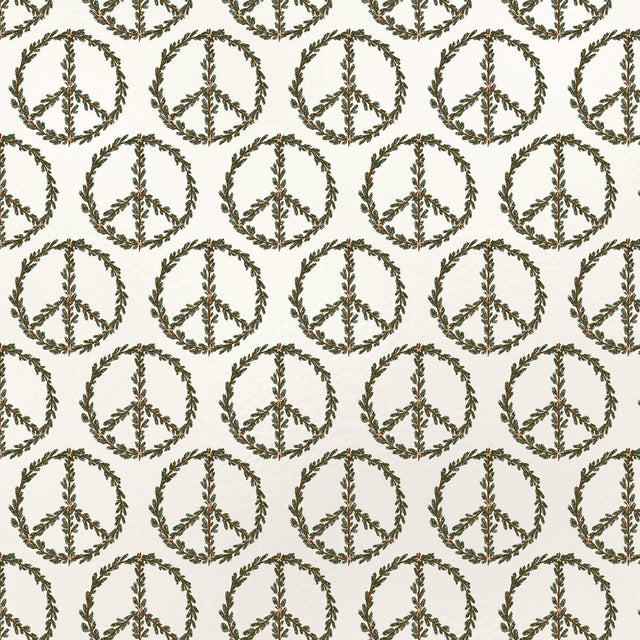 Peace Christmas Gift Wrap by Present Paper - Vysn