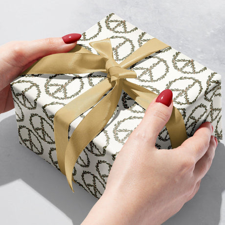 Peace Christmas Gift Wrap by Present Paper - Vysn