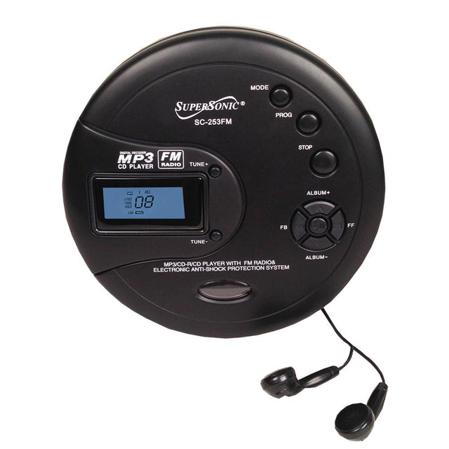 Personal MP3/CD Player with FM Radio - VYSN