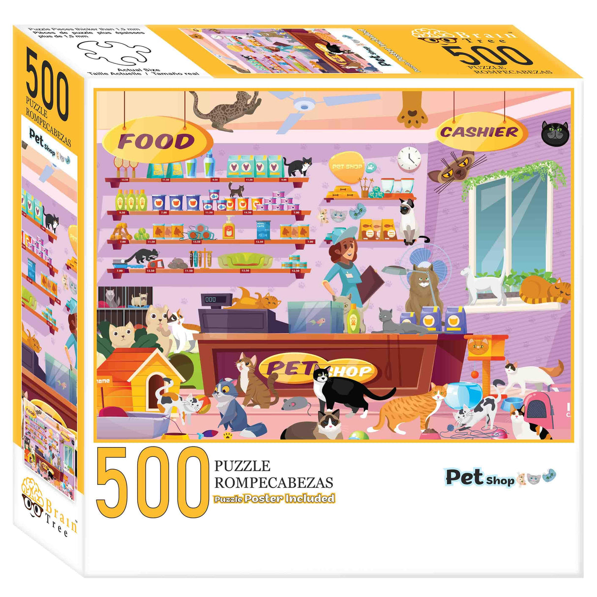 Pet Shop 500 Pieces Jigsaw Puzzles by Brain Tree Games - Jigsaw Puzzles - Vysn