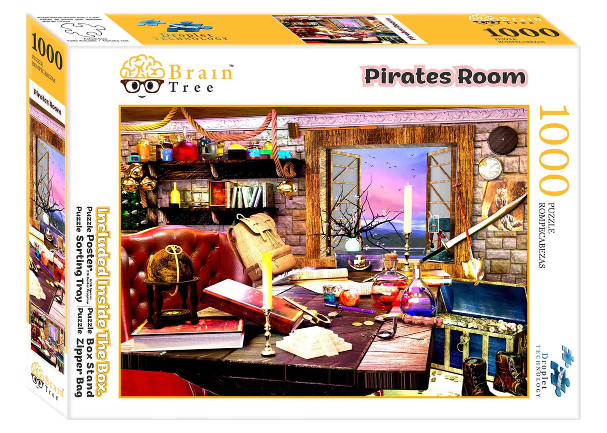 Pirates Room Jigsaw Puzzles 1000 Piece by Brain Tree Games - Jigsaw Puzzles - Vysn