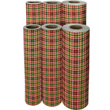 Plaid Christmas Gift Wrap by Present Paper - Vysn