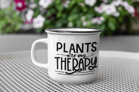 Plants Are My Therapy Plant Mom Mug by WinsterCreations™ Official Store - Vysn