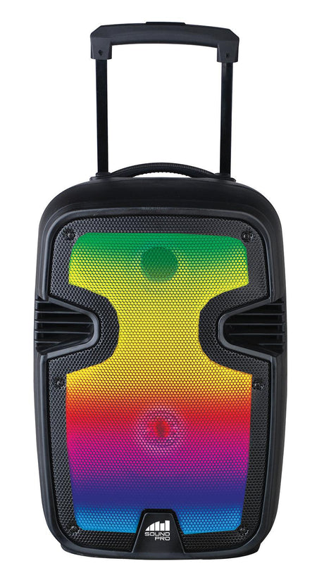 Portable 12" Bluetooth Blaze Party Speaker with Full Glow Disco Lights - VYSN