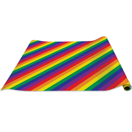 Rainbow Stripe Gift Wrap by Present Paper - Vysn