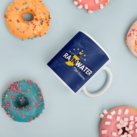 Rainwater for Indiana - Liberty is Essential Mug by Proud Libertarian - Vysn