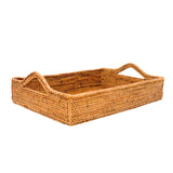 Rattan Tray with Handles by POPPY + SAGE - Vysn