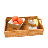 Rattan Tray with Handles by POPPY + SAGE - Vysn