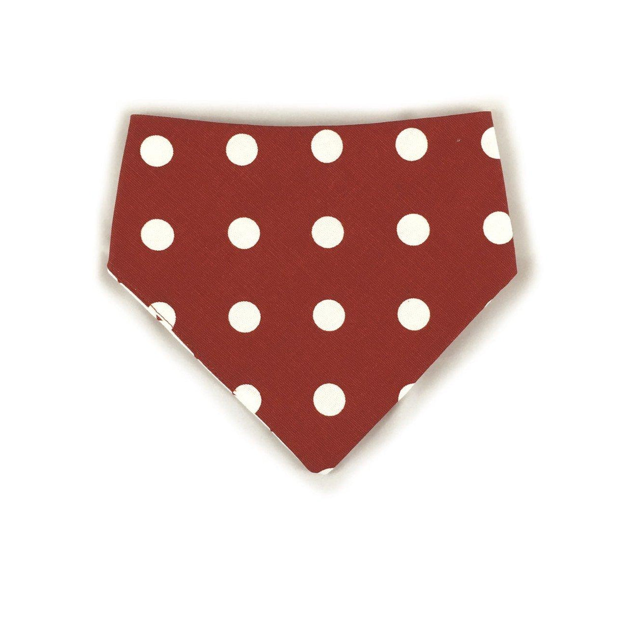 Red Checkered Reversible Dog Bandana by Uptown Pups - Vysn